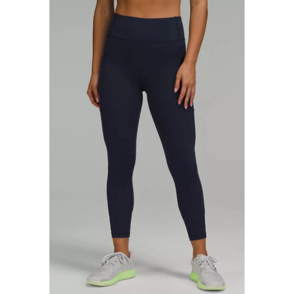 lululemon athletica Pants - Lululemon Invigorate High-Rise Tight 23" Black Leggings Everlux Size 6